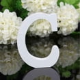 thumbnail image 3 of Decodeary 8cm 26 White Large Letters Alphabet Portable Lightweight Ornament Photography Props Wedding Party Home Decoration 2#, 3 of 8