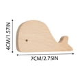 thumbnail image 4 of Modern Beechwood Cabinet Handles Star And Cloud Designs For Children Drawer Pulls Natural Knobs, 4 of 5