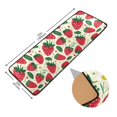 thumbnail image 3 of Dailycode Hallway Runner Rug 2x6 Non Slip Absorbent Soft Floor Mat for Home Kitchen Bedroom Entrance Strawberries Fruit and Leaf, 3 of 7