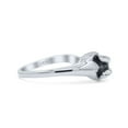 thumbnail image 2 of Open Cute Mouse Tail Adjustable Animal Oxidized Ring Band 925 Sterling Silver Size 7, 2 of 5