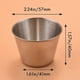 thumbnail image 5 of 24 Pack Stainless Steel Condiment Sauce Cups,Commercial Grade Dipping Sauce Cups,Ramekin Condiment, 5 of 5