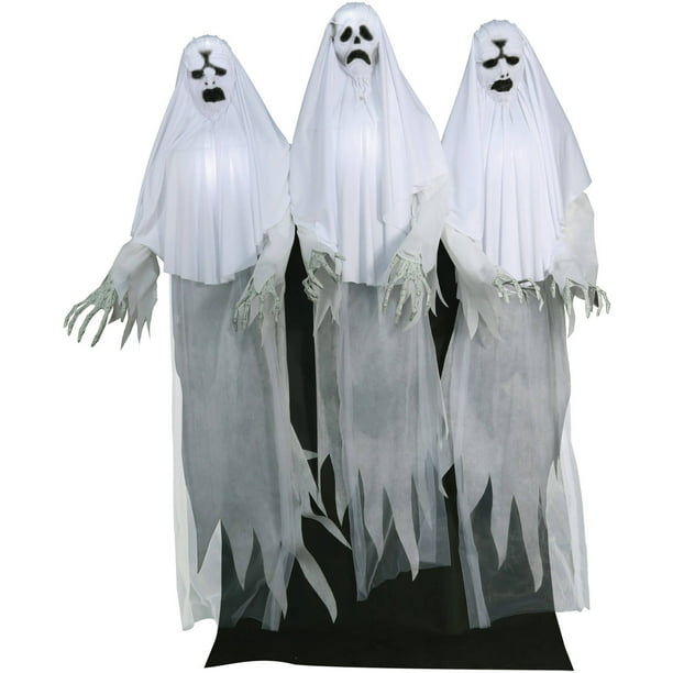 Haunting Ghost Trio Animated Halloween Decoration - Walmart.com ...