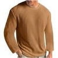 thumbnail image 7 of guisaled Mens Knit Sweater Long Sleeve Crewneck Casual Dress Shirts Solid Color Classic Basic Lightweight Thermal Pullover Tops Valentine'S Day s, 7 of 7