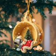thumbnail image 2 of Adorno colgante de perro de Navidad/Ornamento colgante interior del coche/Ornamento de de Navidad/Ornamento colgante de acrílico, vacaciones Estilo D, 2 of 8