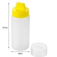 thumbnail image 4 of Cateissary 2Pcs 300ml Porous Squeezing Sauce Bottles Container Waterproof Leakproof Condiment Bottles Sala Oilcan for Ketchup Mustard Cocina y Comedor, 4 of 6