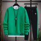 thumbnail image 2 of Ropa para hombre, camiseta blanca, camiseta lisa, ropa deportiva, chándal, pantalones estampados, conjuntos, trajes deportivos geniales, traje de lujo de 2 piezas, Kpop Xl, 2 of 5