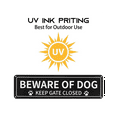 thumbnail image 2 of 2 Pack Beware of Dog Sign, 12X3 Inch Rust Free .040 Aluminum Metal Sign, Reflective, Fade Resistant, UV Protected, 2 of 5
