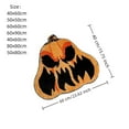 thumbnail image 3 of Halloween Themed Anti Slip Door Mat: Imitation Floor Mat In Angry Pumpkin Shape, 3 of 3