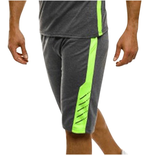 Plebaso Mens Athletic Gym Shorts Casual Drawstring Workout Shorts Activewear Shorts for Running Training
