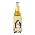thumbnail image 2 of Carolines Treasures BB6088MUK Easter Eggs Shih Tzu Black White Michelob Ultra Hugger for Slim Cans, 2 of 3