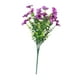 thumbnail image 4 of Ramo de flores violetas artificiales, planta falsa para jardín de casa con tallos verdes Púrpura, 4 of 9