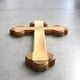 thumbnail image 2 of Cruz de Madera de Olivo de Jerusalén de 8.5": Regalo Religioso, 2 of 3