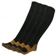 thumbnail image 4 of Bas de Protection de Cheville Confortables, Bas de Compression Sport Super Durables, Sport pour Extérieur Bas en Fibre de Cuivre Hauteur Genou Noir P/M, 4 of 8