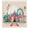 thumbnail image 3 of Ambesonne Scenery Shower Curtain, Circus Flat Balloons, 69"Wx84"L, Multicolor, 3 of 3