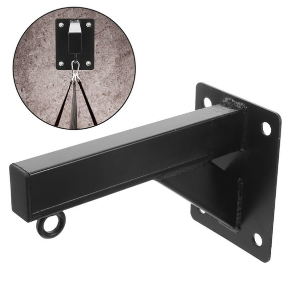 Soimiss Black Metal Hanger Wall Mount for Punching Bags Swings Hammocks Easy Installation