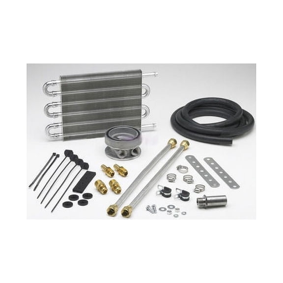 Oil Cooler - Compatible with 1979 - 1986, 1988 - 2000 GMC C3500 RWD 1980 1981 1982 1983 1984 1985 1989 1990 1991 1992 1993 1994 1995 1996 1997 1998 1999