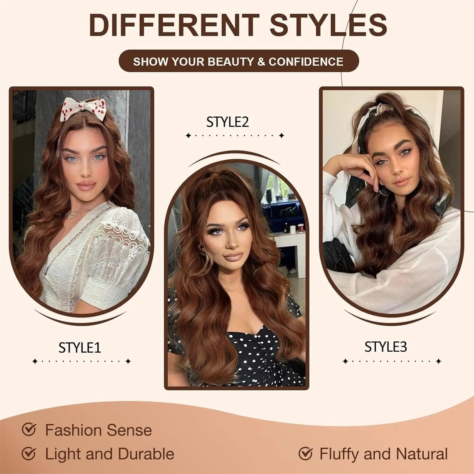 #4 Body Wave Drawstring Ponytail Human Hair Wrap Around Drawstring Ponytail Clip In Hair Extensions