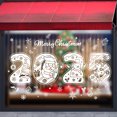 thumbnail image 2 of Unbranded 2025 Christmas Window Clings Christmas Decorations Large Santa Claus Christmas Stickers Xmas Tree Snowflake Window Decals Double Side Holiday Christmas Decor Reusable Decals for Glass, 2 of 5