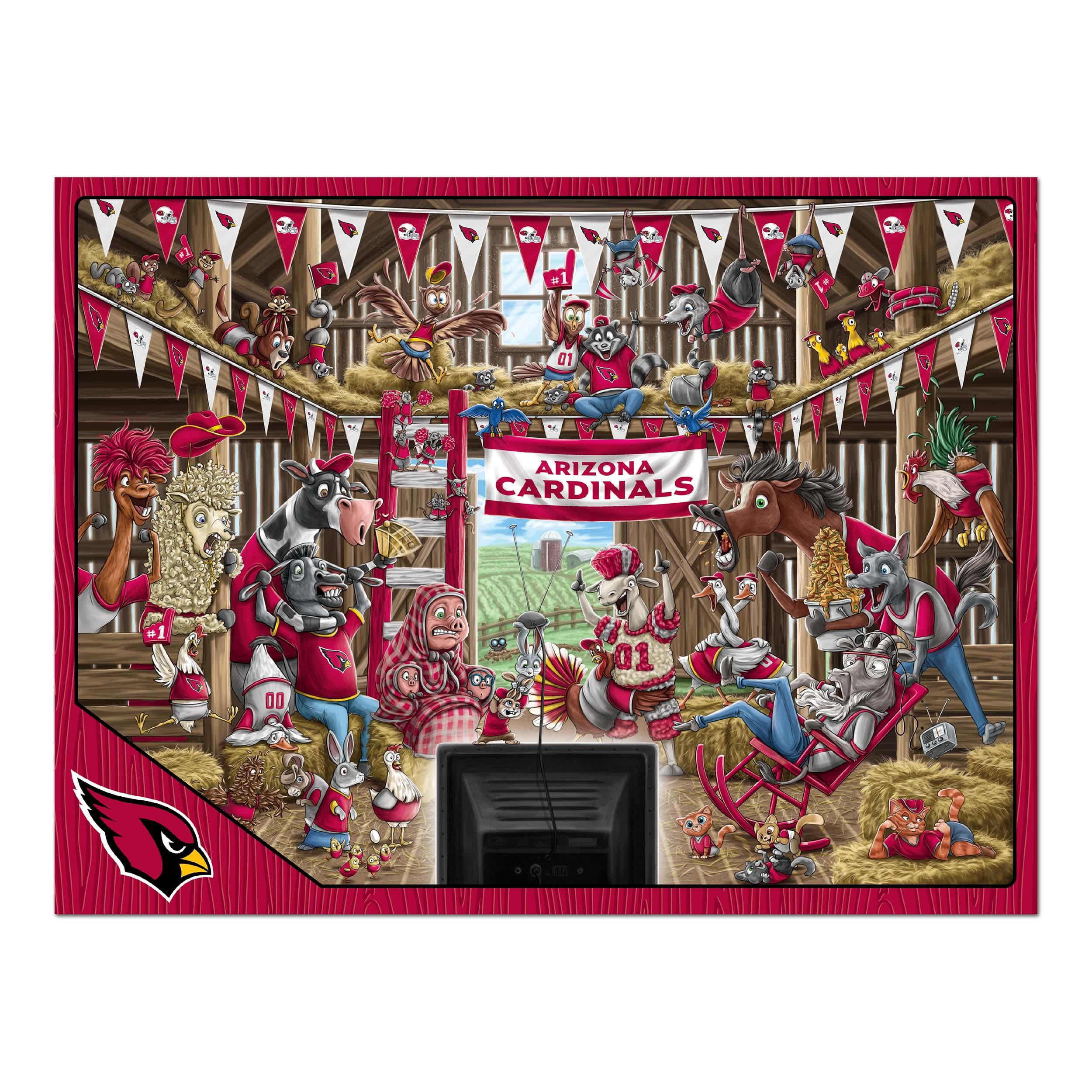 YouTheFan NFL Arizona Cardinals Barnyard Fans Puzzle - 500 Piece