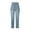 Blue, variant on Jeans For Women Wide Leg Jeans Fashion Casual Solid Pocket Pants Trousers Women's Loose Boyfriends Jeans Denim Pants Blue,6