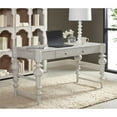 thumbnail image 6 of Farmhouse Wood Writing Desk with Storage Drawer in Gray by Pulaski Furniture, 6 of 7