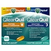 3 Pack Vicks QlearQuil Sinus & Congestion Relief, Day and Night 24 Liquicaps Ea