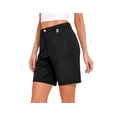 thumbnail image 7 of Mapamyumco Women’s Hiking Shorts Quick Dry Stretch for Golf Outdoor Camping Travel, Zipper Pockets Black XS, 7 of 7
