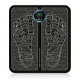 thumbnail image 1 of Graflsoa Rechargeable Foot Massager Pad with LCD Display, 6 Modes & 9 Intensity Levels for Pain Relief and Relaxation, Black PU Leather, 320x320mm, 1 of 6