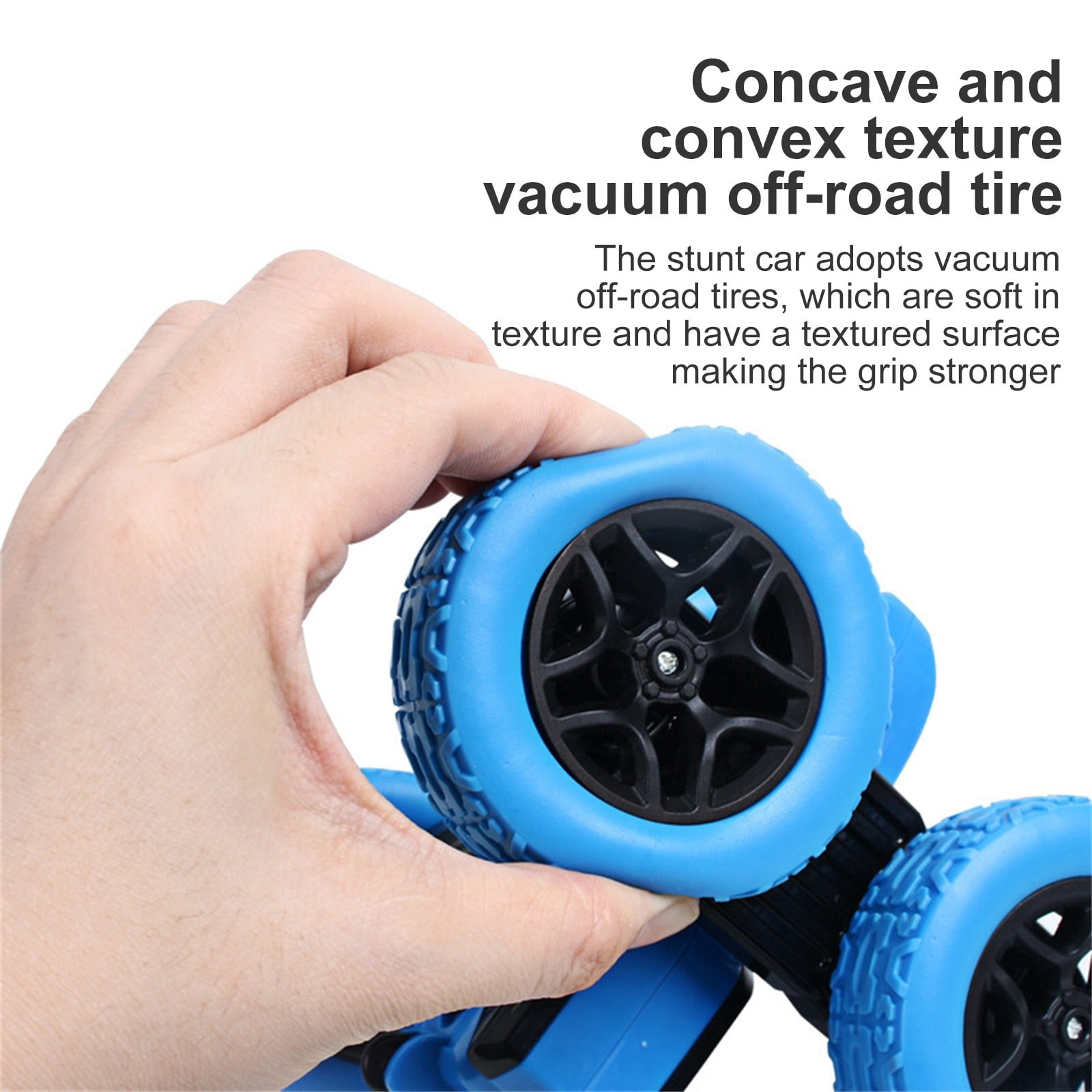 360-Degree Rotation Stunt Remote Control Car For Kids With 4G Off-Road & Light Effects, Improves Operating Skills And Reflexes For Boys Aged 3-9, Durable Abs Material With