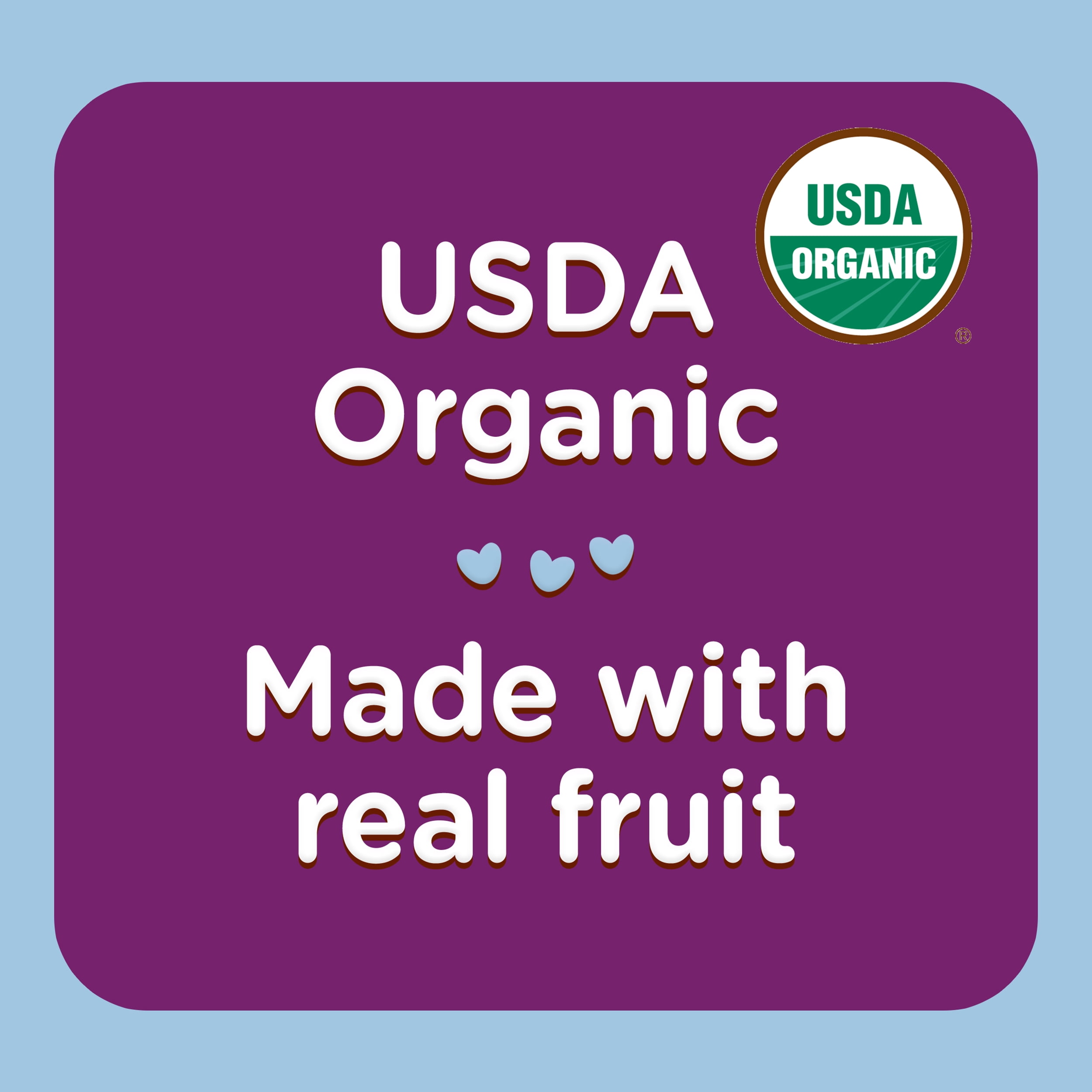 (3 pack) Parent's Choice Organic Stage 2 Baby Food Apple, Banana, Raspberry Yogurt, 4 oz Pouch