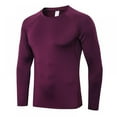 thumbnail image 1 of Men‘s Breathable Sweat-wicking+ Quick Dry Long Sleeve Compression Shirts  Athletic Workout Shirt  Water Sports Rash Guard, 1 of 8