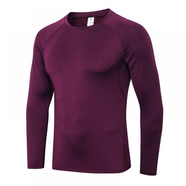 Chandails de Compression à Séchage Rapide Respirants à Évacuation de la Transpiration pour Hommes à Manches Longues Chandail d'Entraînement Athlétique Maillot Dermoprotecteur pour Sports Nautiques