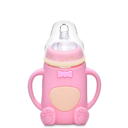 Baby Glass Bottle, best babyshower gift, Feeding Bottle Drinking Cups 240ml, best baby bottle, best glass bottles