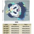 thumbnail image 3 of ORUYROP Panda Blanket | Wool Blanket | Soft, Plush, Warm Leisure Blanket, 3 of 7