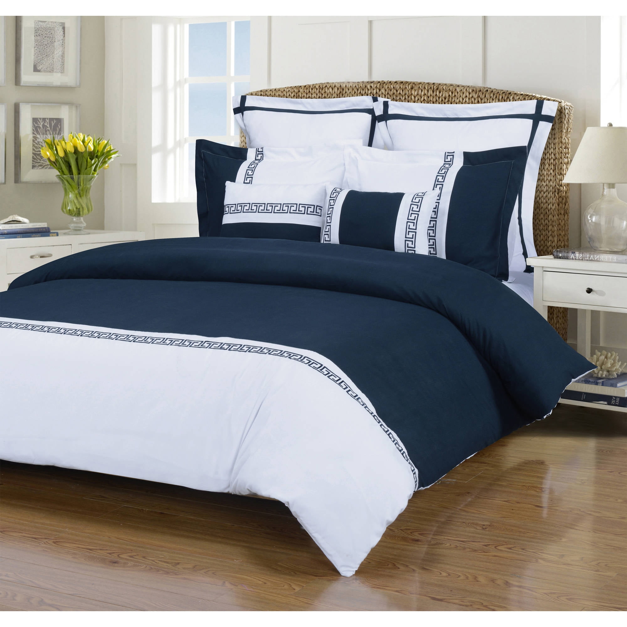 Superior Emma Brushed Microfiber Wrinkle Resistant 7 Piece Duvet Superior Emma Brushed Microfiber Wrinkle Resistant 7 Piece Duvet Cover Set Com