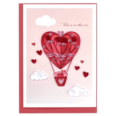 Avanti Valentine's Day Card - Dog With Candy Heart On Tongue, "I Ruv You!" (4.75x6.7 Inches, Recycled Paper)