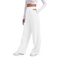 thumbnail image 1 of Pantalones deportivos de algodón para mujer, con bolsillos, ajustados, informales, para correr, hacer ejercicio y yoga., 1 of 7