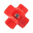 thumbnail image 2 of Xihbxyly Bebedero Automático para Pollos, Sistema de Resorte Integrado, Seguro y Fácil de Usar, Práctico Bebedero para Aves, Ideal para Granjas, Juego de 5 Piezas, Rojo, Plástico., 2 of 5