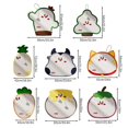 thumbnail image 2 of Cartoon Cat Scratcher Mat Natural Sisal Cat Scratch Mats Protecting Carpets Sofas Cat Floor Scratching Pads for Home, 2 of 5