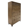 thumbnail image 3 of Michael Amini Del Mar Sound 6-Drawer Contemporary Wood Chest in Boardwalk Brown, 3 of 8