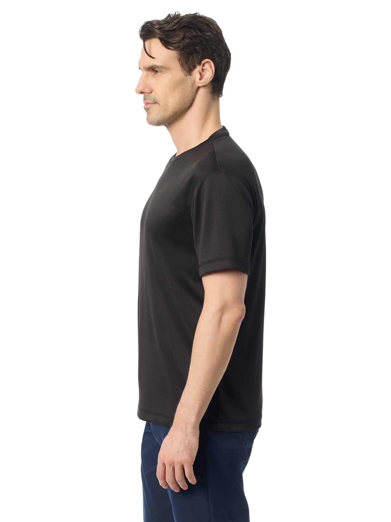 Bass & Co Men's & Big Men's Short Sleeve Hiker Tech Tee, Sizes S-XXXL
