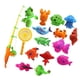 thumbnail image 1 of Juego de Modelo de pez Sunnimix 2x15 piezas Juguete magnético para baño de pesca para bebé, 1 of 6