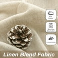 thumbnail image 4 of DriftAway Natural Linen Curtains 94 Inches Long 3 Pound Thick Semi Sheer 2 Panels Farmhouse Real Flax 3 Inch Rod Pocket Back Tab Boho Rustic Light Filtering Window Drapes for Bedroom Privacy Assured, 4 of 8
