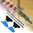 thumbnail image 4 of kurtrusly Flute Cleaning Rod and Cloth Flute Polishing Cloth Music Instrument Parts, 4 of 9