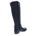 thumbnail image 2 of INC Womens Frank II Leather Knee-High Riding Boots Black 5 Medium (B,M), 2 of 2