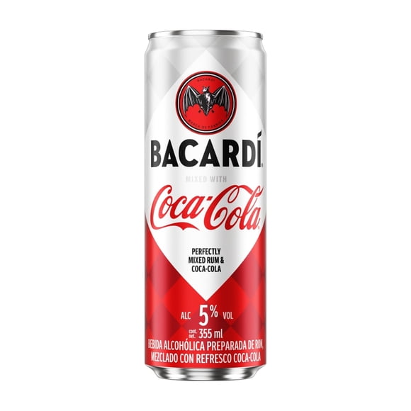 Bebida alcohólica preparada Bacardí & Coca Cola 355 ml