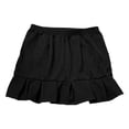 thumbnail image 4 of Wxolcjlv Womens Ruffle Hem Mini Skort High Rise Fitted Silhouette Travel Casual Skorts, 4 of 5