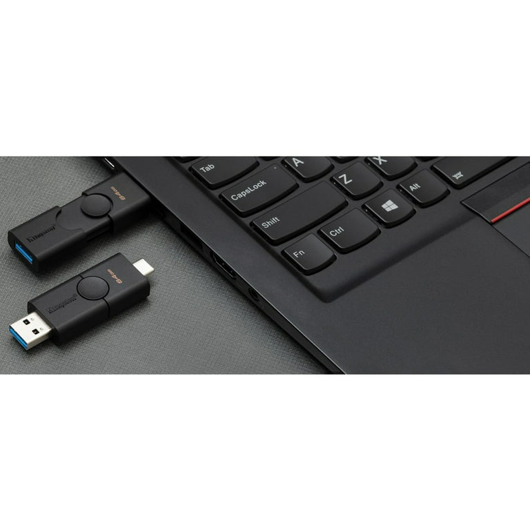 Kingston Technology - Clé USB à Double Interface USB-C et USB-A DataTr