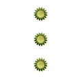 thumbnail image 3 of Broches para mujer Sonducket Pin de girasol con diamantes de imitación Hojas verdes estilo heronsbill, 3 of 6