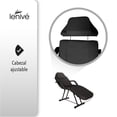 thumbnail image 3 of Silla Cama LENIVE Para Faciales Color Negro Con Banco, 3 of 6